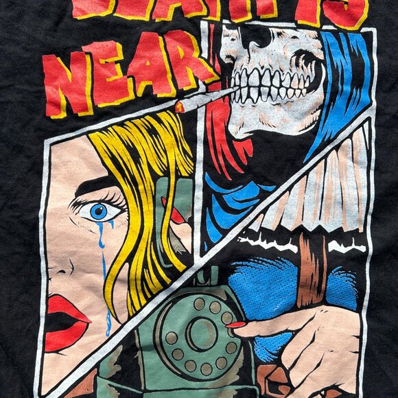 Death Is Near A$$holes Live Forever T Shirt Sz L - Picture 7 of 9